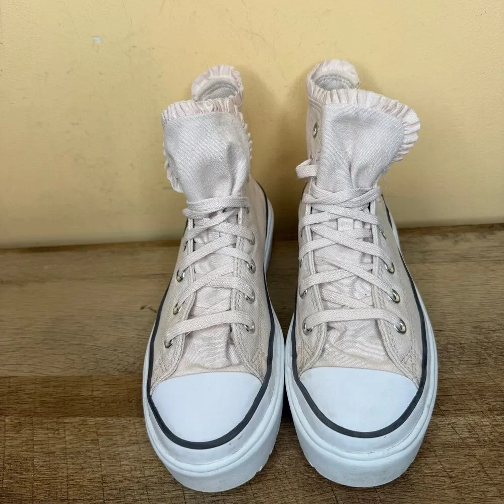 Converse Chuck Taylor All Star High Top Platform Sneakers Pink big kids 6